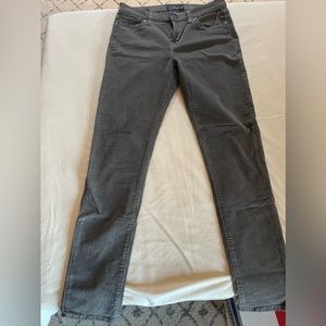 Lucky Brand Women’s Brooke Skinny ankle corduroy Gray Size 6/28